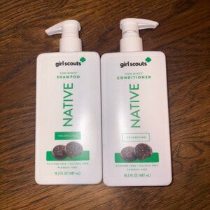 NEW- Native Girl Scouts - Thin Mints Shampoo and Conditioner Set